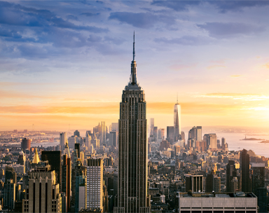Empire State building, New York skyline